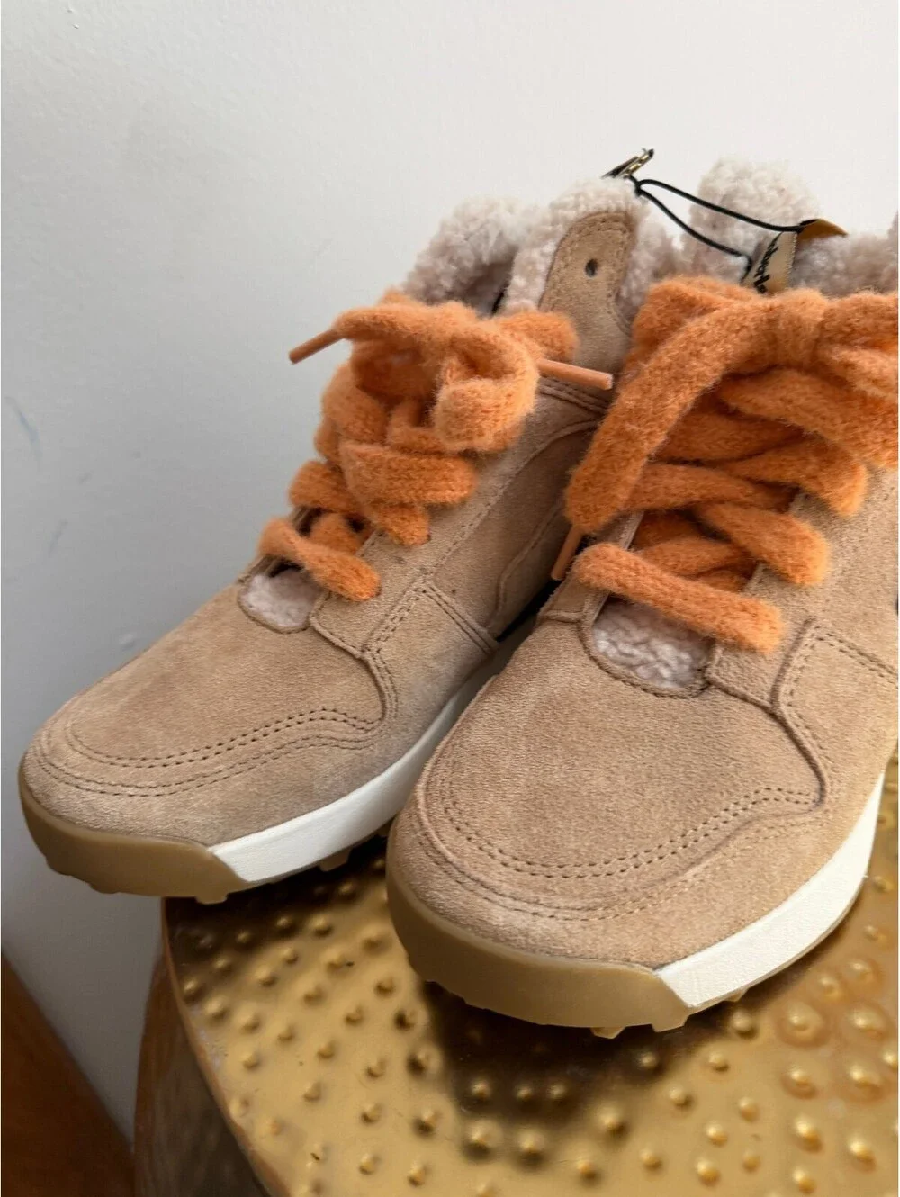Timberland Women's ReBOTL Suede Hiking Boots Size 7 Retro Swift Sherpa